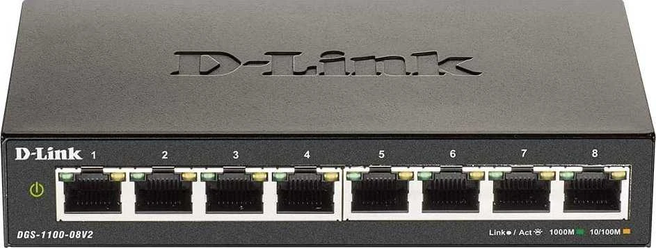 Šakotuvas Switch D-Link DGS-1100-08V2/E