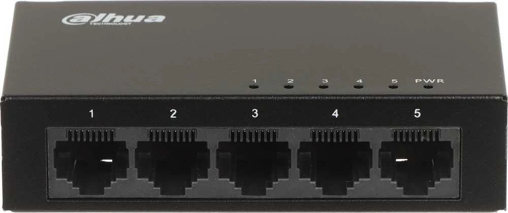 Šakotuvas PRAMONINIS SWITCH'AS PFS3005-5GT-V2 5 PRIEVADŲ DAHUA
