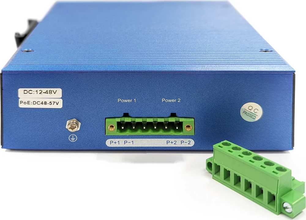 Šakotuvas „Digitus Industrieller“ 16+2 prievadų valdomas L2 gigabito Ethernet PoE komutatorius