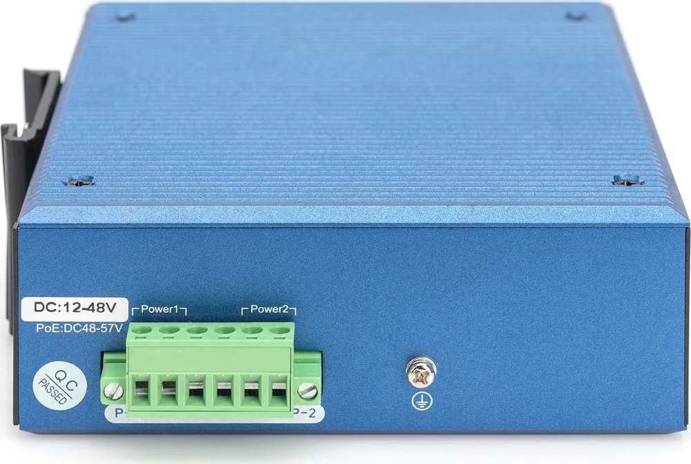 Šakotuvas Digitus DN-651157 tinklo komutatorius Valdomas L2 Gigabit Ethernet (10/100/1000) Juoda, Mėlyna