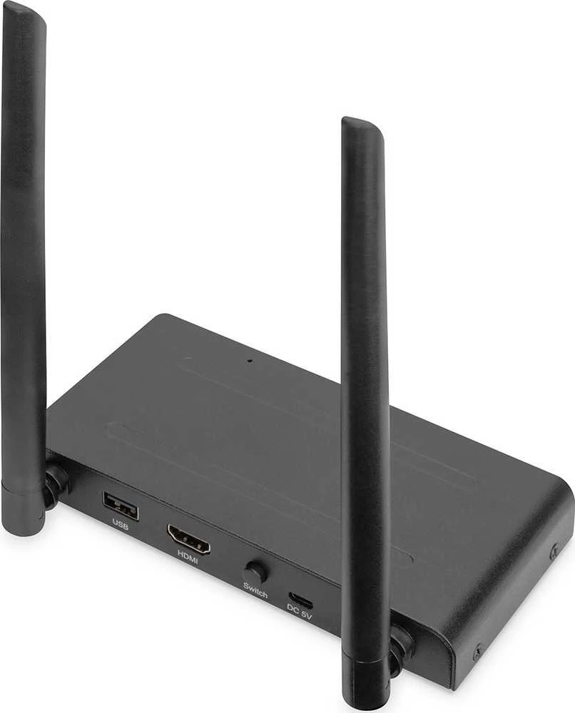 Assmann Electronic DIGITUS Wireless HDMI KVM plėstuvo rinkinys 200 m Full HD