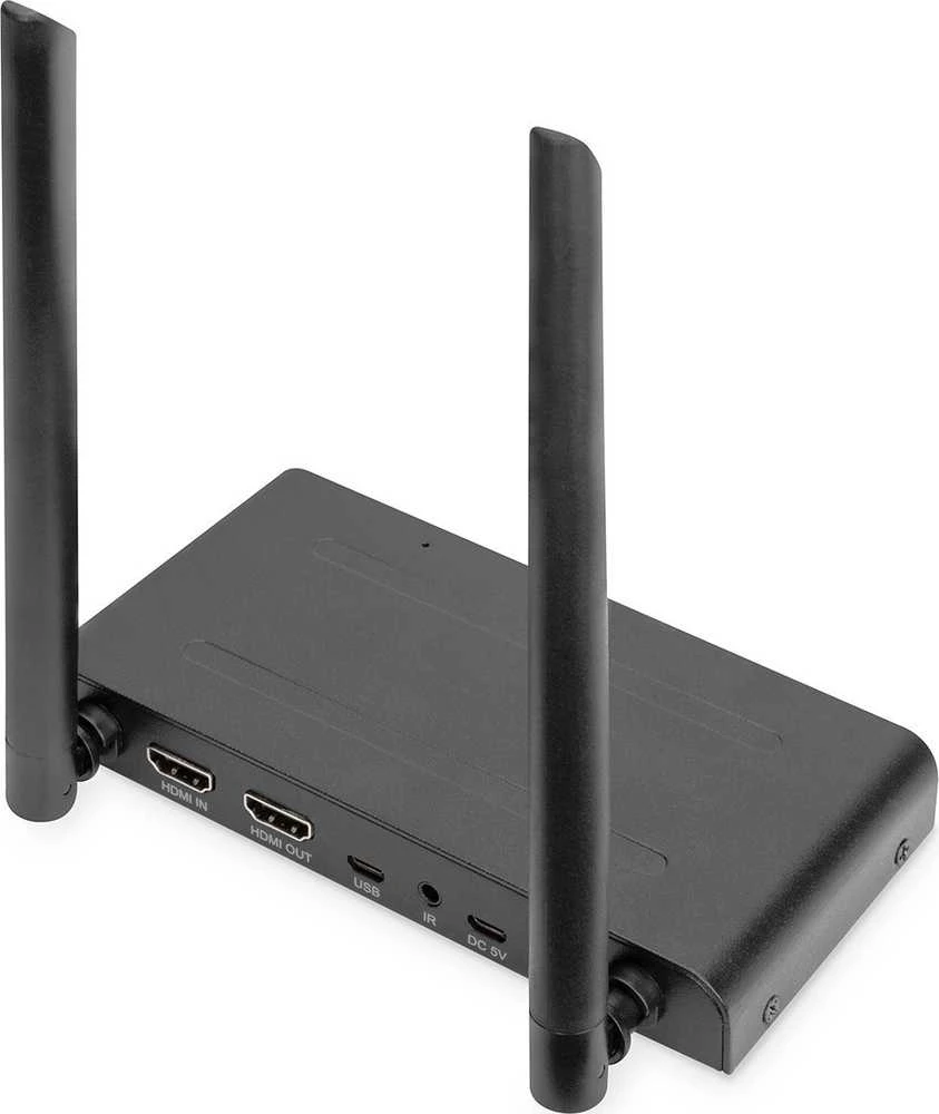Assmann Electronic DIGITUS Wireless HDMI KVM plėstuvo rinkinys 200 m Full HD