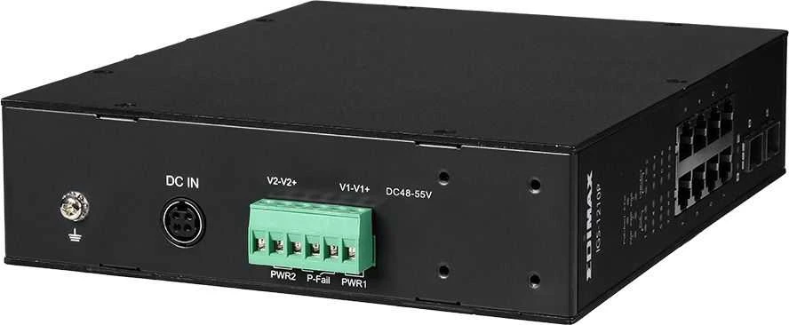 Šakotuvas Edimax Technology EDIMAX pramoninis 8 prievadų POE GbE + 2 GbE SFP nevaldomas jungiklis