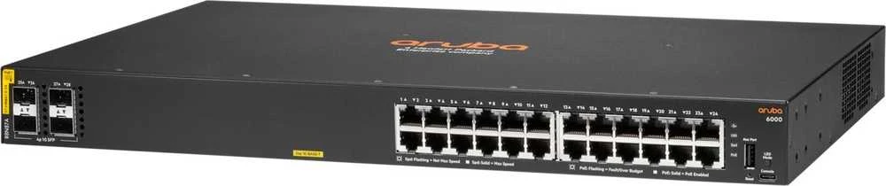 Šakotuvas Hewlett Packard (HP) Switch HP Aruba CX 6000 24G (R8N87A)