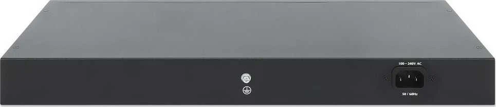 Šakotuvas „Intellinet 561426“ komutatorius su 24 RJ45 gigabito POE+ prievadais, 370 W, 4 mišrios SFP/RJ45 jungtys