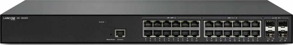 Šakotuvas Komutatorius - LANCOM GS-3628X 28-Port Multi-Gigabit Prieigos Komutatorius