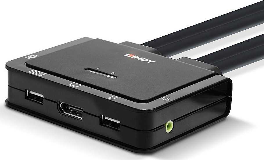 Lindy NET SWITCH KVM USB HDMI/42344 LINDY jungiklis