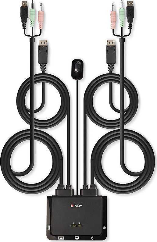 Lindy NET SWITCH KVM USB HDMI/42344 LINDY jungiklis