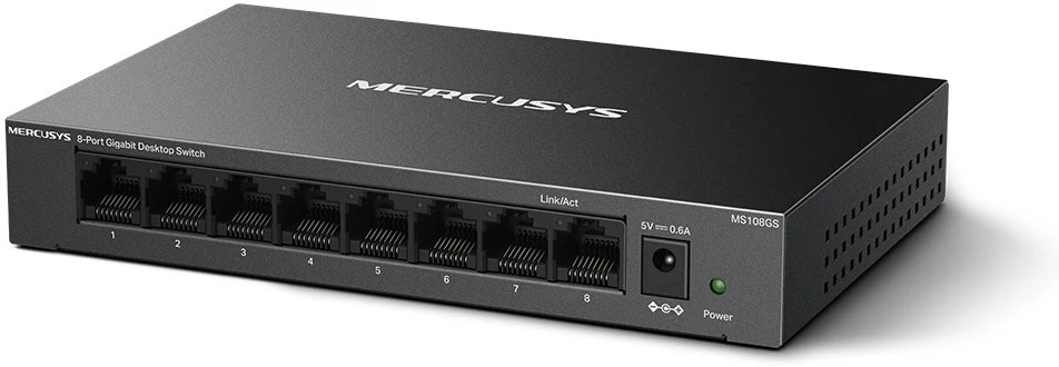 Maršrutizatorius TP-Link Komutatorius - Mercusys 8-Port Gigabit Stalo Komutatorius 16 Gbit/s