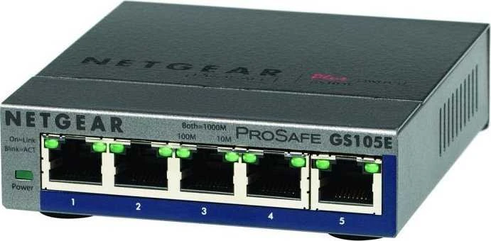 Šakotuvas Jungiklis NETGEAR GS105E-200PES