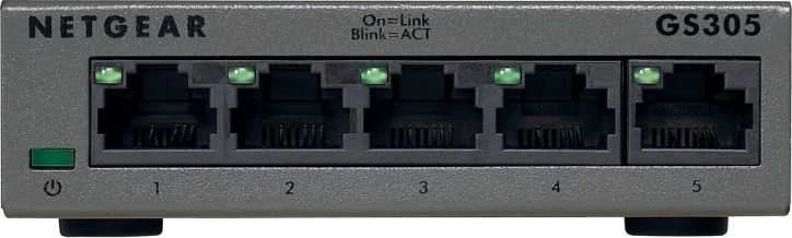 Šakotuvas Netatmo Netgear jungiklis GS305-300PES nevaldomas, stalinis kompiuteris, 1 Gbps (RJ-45) prievadų kiekis 5, maitinimo tipas vienas