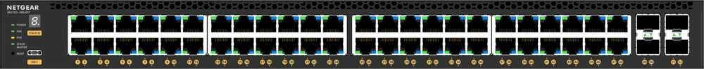 Šakotuvas NETGEAR GSM4352 valdomas L3 gigabito Ethernet (10/100/1000) maitinimas per Ethernet (PoE) 1U Juodas