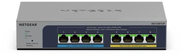 Šakotuvas „Netgear“ jungiklis MS108TUP-100EUS MS108TUP100EUS (MS108TUP-100EUS)