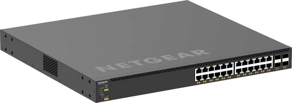 Šakotuvas Komutatorius - NETGEAR XSM4328CV 24 Prievadai 10Gbps