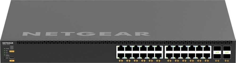 Šakotuvas Komutatorius - NETGEAR XSM4328CV 24 Prievadai 10Gbps