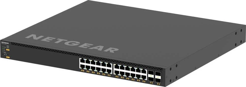 Šakotuvas Komutatorius - NETGEAR XSM4328CV 24 Prievadai 10Gbps