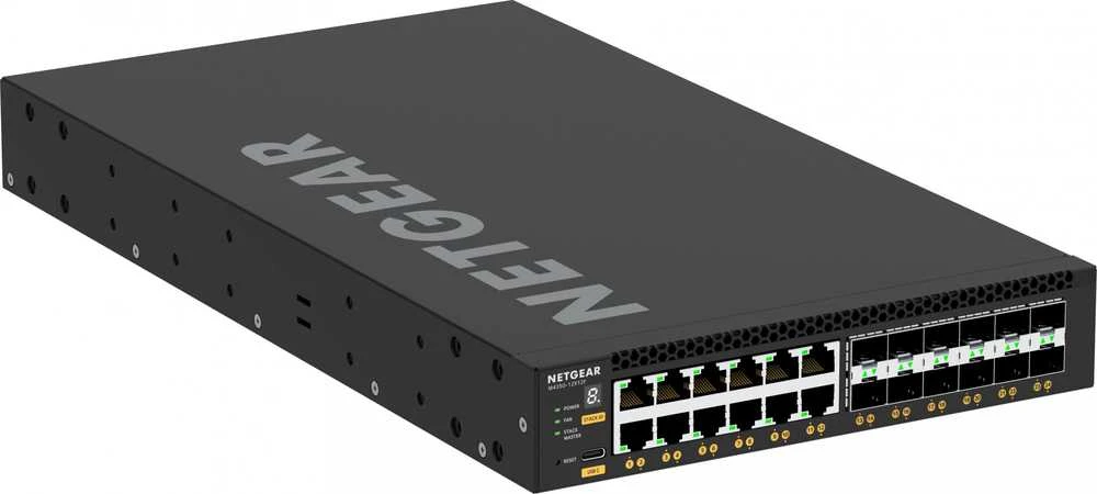 Šakotuvas Netgear 24-PORT 10G MANAGED SWITCH - M4350-12X12F 12X10G 12XSFP+