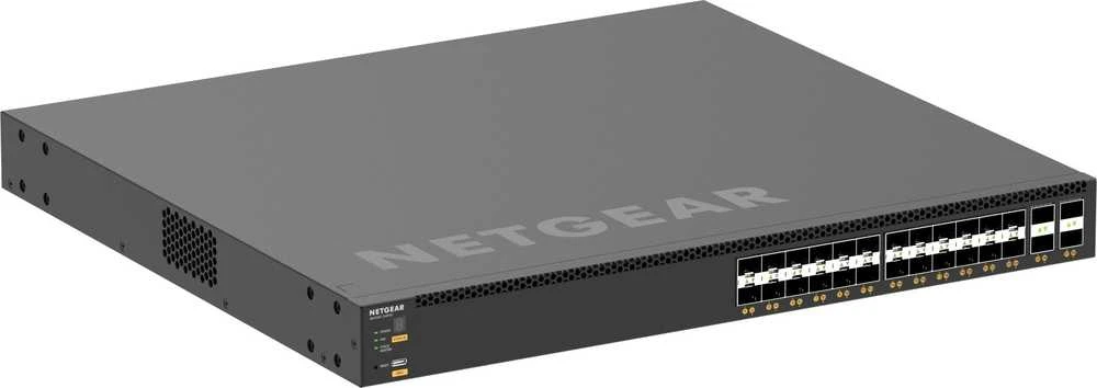 Black Box Juodas Box NETGEAR 24+4 PRIEVADŲ VALDOMAS AV KOMUTATORIUS