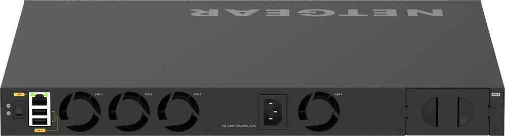 Black Box Juodas Box NETGEAR 24+4 PRIEVADŲ VALDOMAS AV KOMUTATORIUS
