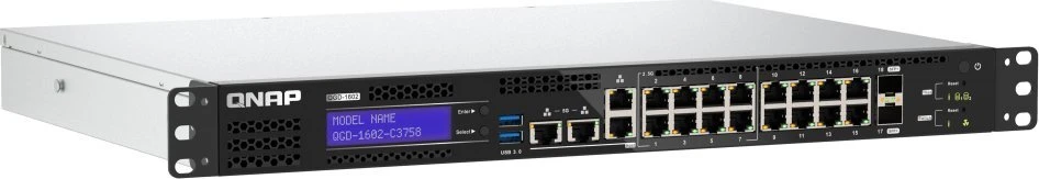 Šakotuvas Switch Qnap QGD-1602-C3758-16G
