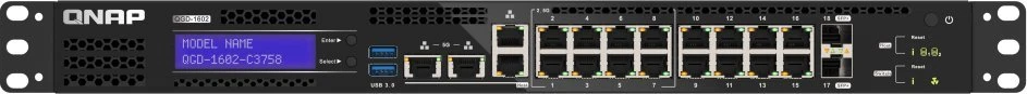 Šakotuvas Switch Qnap QGD-1602-C3758-16G
