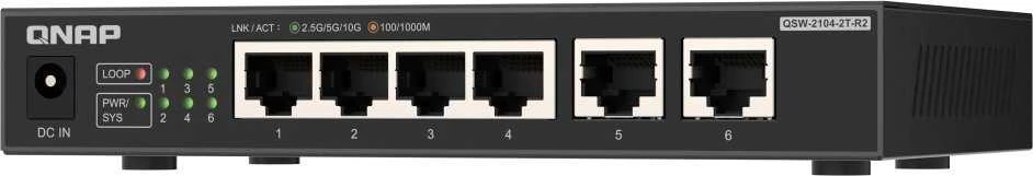 Šakotuvas Jungiklis Qnap QSW-2104-2T-R2