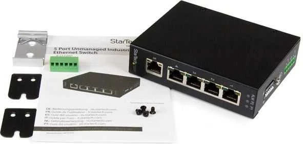 Šakotuvas StarTech 5PT INDUSTRIAL GIGABIT SWITCH - GIGABIT NETWORK SWITCH