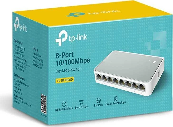 Šakotuvas Jungiklis TP-Link TL-SF1008D