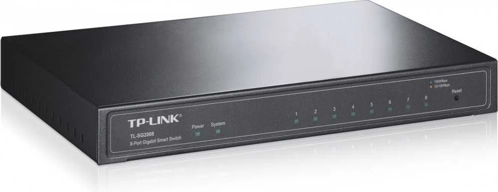 Šakotuvas TP-Link 8 prievadų gigabitinis išmanusis komutatorius – stalinis plieno korpusas
