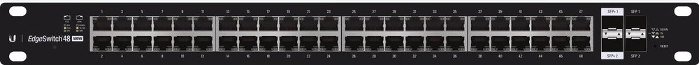 Šakotuvas Ubiquiti | EdgeSwitch | ES-48-500W | Tvarkomas žiniatinklis | Montuojamas ant stovo | Gigabit Ethernet (vario) jungtys kiekis 48 | SFP jungtys kiekis 2 | SFP+ jungtys kiekis 2 | 12 mėn.