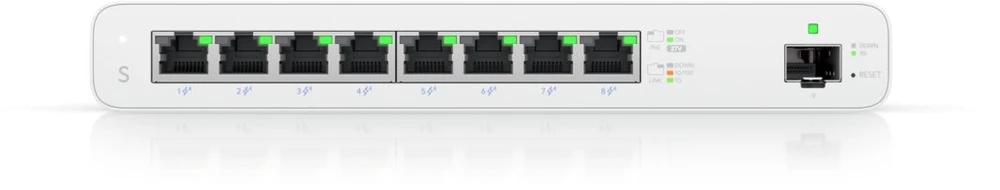 Maršrutizatorius Ubiquiti UBIQUITY jungiklis MicroPoP 8x RJ45 1000Mb/s 1x SFP 110W