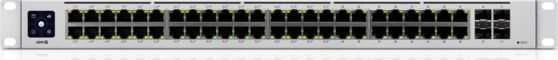 Šakotuvas UBIQUITI USW-48-POE UniFi valdomas jungiklis gen2 32x Gigabit POE+ jungtys / 16x Gigabit POE jungtys / 4x SFP 1GB Prievadai 32W vienam prievadui