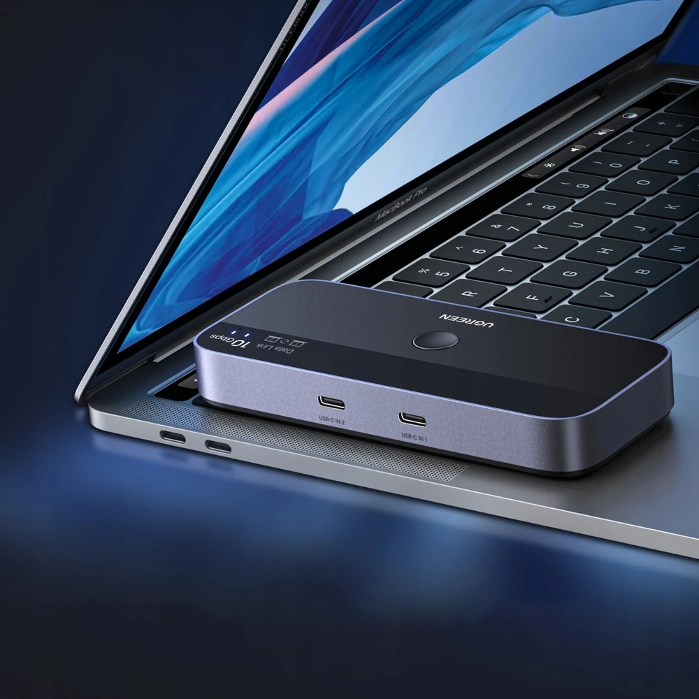 Ugreen jungiklis USB-C USB-A 10Gb/s - pilka