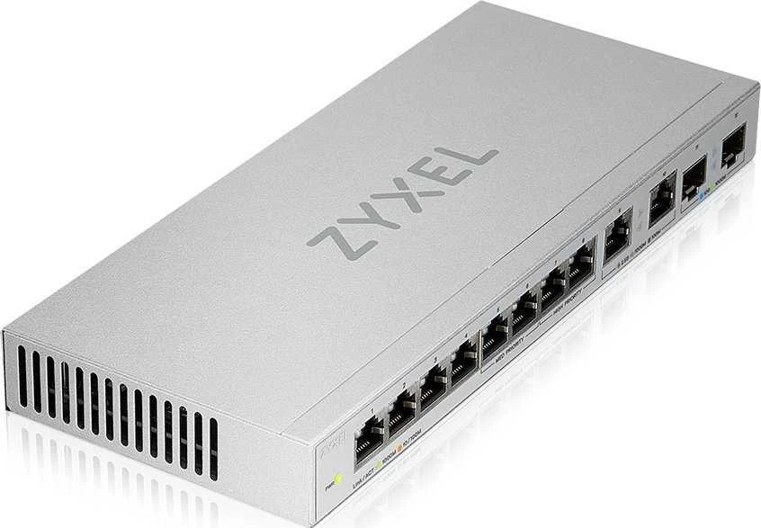 Šakotuvas Tinklo Komutatorius - Zyxel XGS1010-12 Ne-valdomas Gigabit Ethernet (10/100/1000) Pilka
