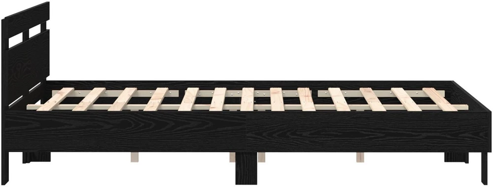 Lovos rėmas Juodas ąžuolas 150 x 200 cm Apdirbta mediena