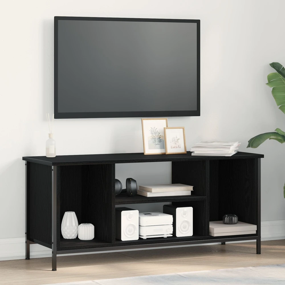 TV staliukas Televizoriaus spintelė 102 x 35 x 45 cm Juodas ąžuolas