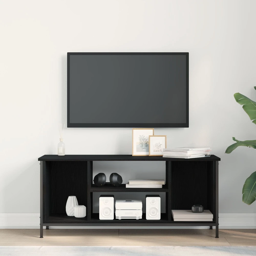 TV staliukas Televizoriaus spintelė 102 x 35 x 45 cm Juodas ąžuolas