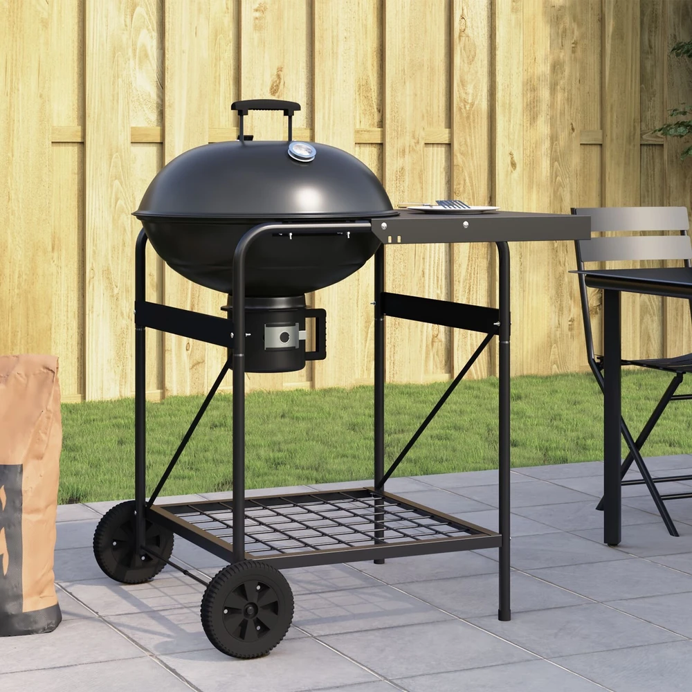 Lauko grilis 91 x 71 x 107 cm Metalas Juoda