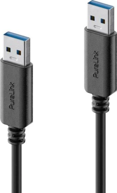 PureLink Premium USB-A laidas, juodas - 2m