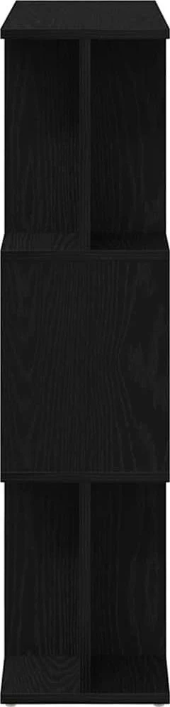 Knygų lentyna, juodo ąžuolo spalvos, 80x24x96 cm, inžinerinė mediena