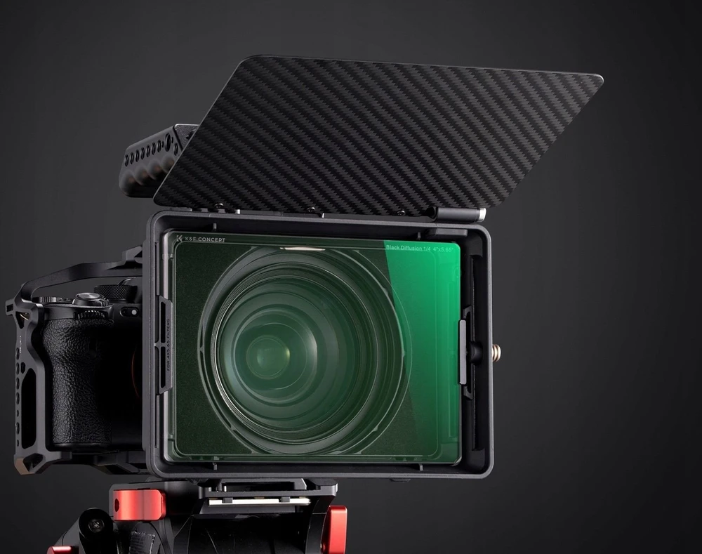 Filtras K&F Filtras Filmowy Juodas Mist 1/4 Matte Box Tilta Smallrig 4x5.65 / K&F Concept / KF01.2451