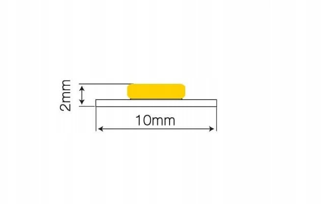 LED juosta 24Vdc, 8W/m, COB 320LED/m, 800lm, šaltai balta 6500K, 180°, LED LINE