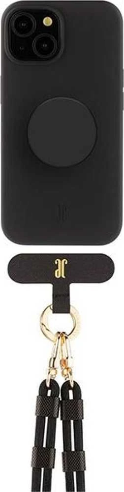 JE 3in1 PopGrip Dėklas Apple iPhone 15 6.1″ juodos spalvos 30484 (Just Elegance)