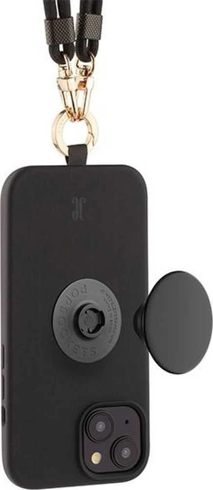 JE 3in1 PopGrip Dėklas Apple iPhone 15 6.1″ juodos spalvos 30484 (Just Elegance)