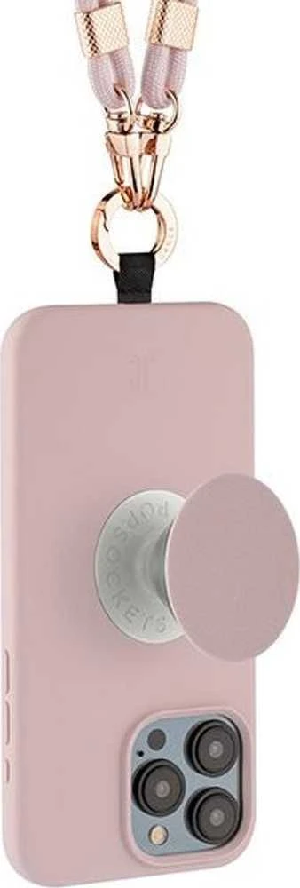 JE 3in1 PopGrip Apple iPhone 15 Pro 6.1" dėklas telefonui rožinės spalvos 30495 (Just Elegance)