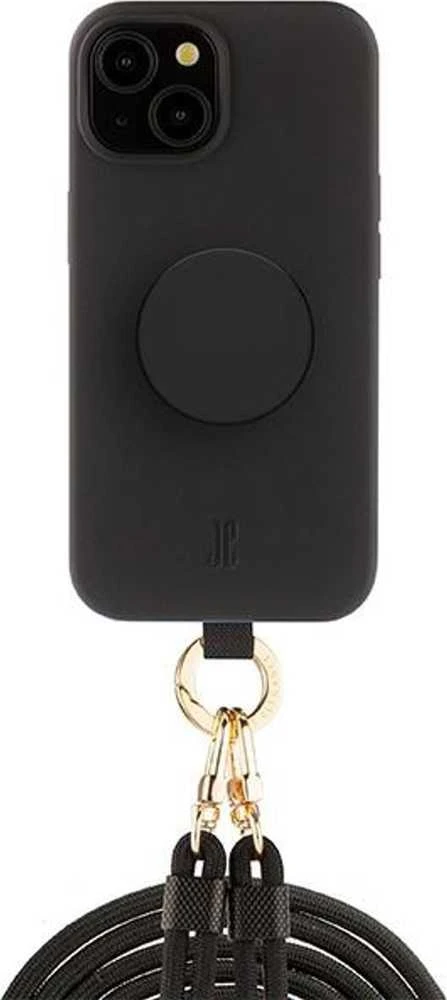 JE 3in1 PopGrip Dėklas Apple iPhone 15 6.1″ juodos spalvos 30484 (Just Elegance)