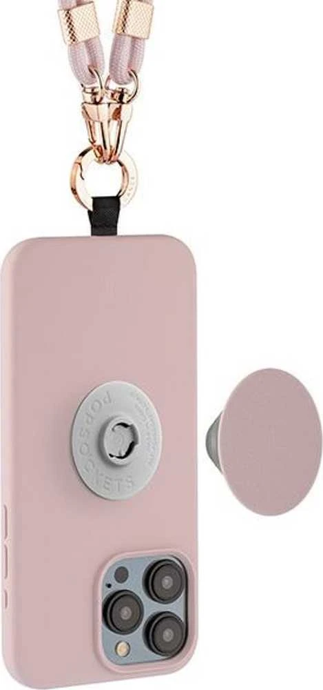 JE 3in1 PopGrip Apple iPhone 15 Pro 6.1" dėklas telefonui rožinės spalvos 30495 (Just Elegance)
