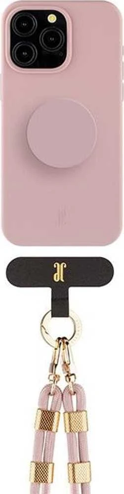 JE 3in1 PopGrip Apple iPhone 15 Pro 6.1" dėklas telefonui rožinės spalvos 30495 (Just Elegance)