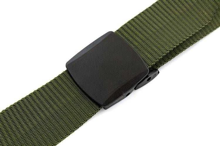 Bq48B Khaki spalvos vyriškas diržas su sagtimi