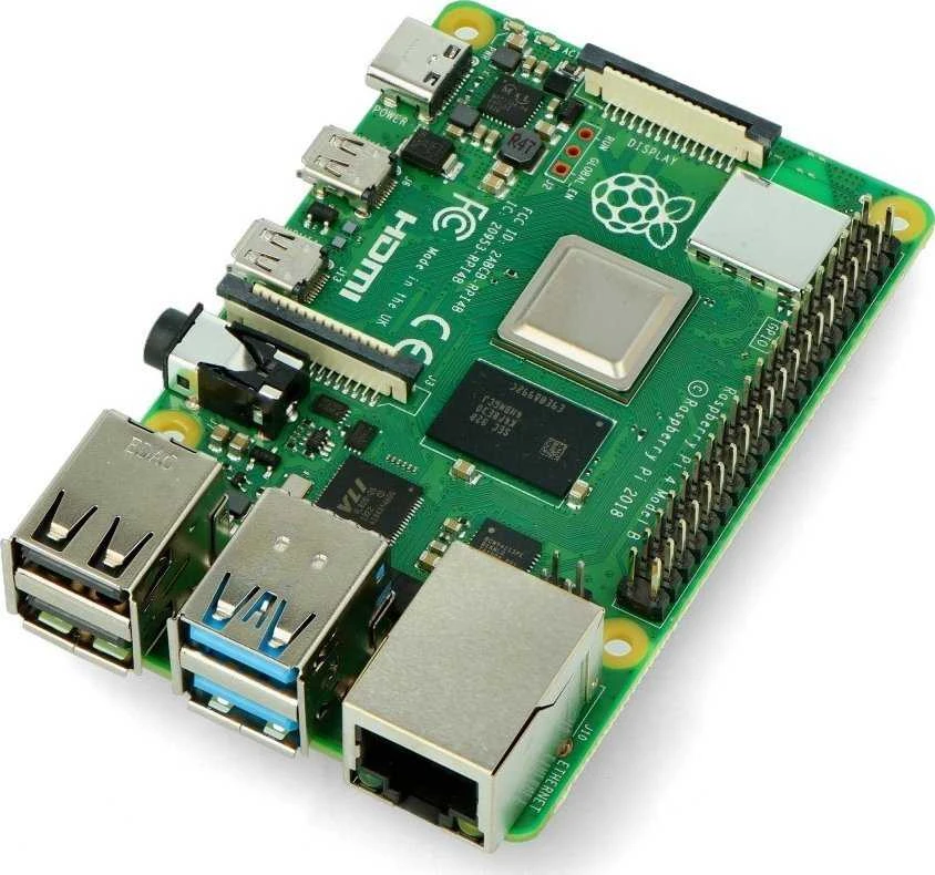 Nezatříděno Raspberry Pi 4B WiFi 8GB RAM rinkinys su priedais - korpusas su dviem ventiliatoriais